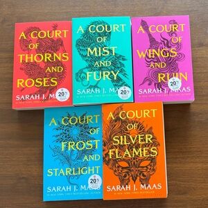 A Court of Thorns and Roses by Sarah J. Maas Book Set (1-5)